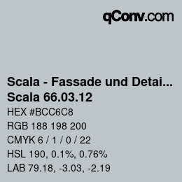 Code couleur: Scala - Fassade und Detail - Scala 66.03.12 | qconv.com
