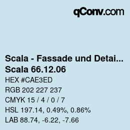 颜色代码: Scala - Fassade und Detail - Scala 66.12.06 | qconv.com