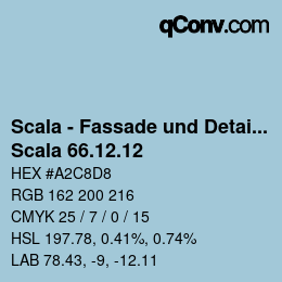 カラーコード: Scala - Fassade und Detail - Scala 66.12.12 | qconv.com