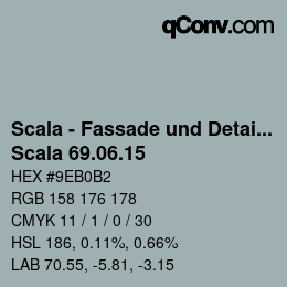 颜色代码: Scala - Fassade und Detail - Scala 69.06.15 | qconv.com