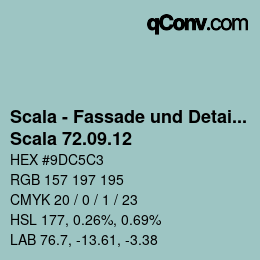 颜色代码: Scala - Fassade und Detail - Scala 72.09.12 | qconv.com