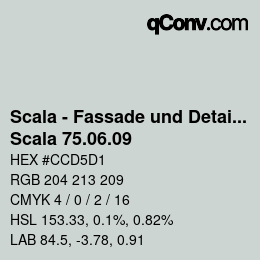 カラーコード: Scala - Fassade und Detail - Scala 75.06.09 | qconv.com