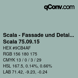 Código de color: Scala - Fassade und Detail - Scala 75.09.15 | qconv.com