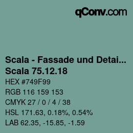 Farbcode: Scala - Fassade und Detail - Scala 75.12.18 | qconv.com