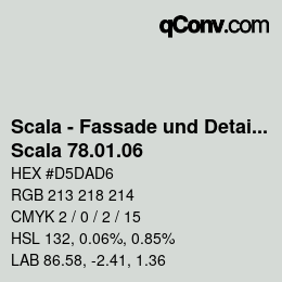 Farbcode: Scala - Fassade und Detail - Scala 78.01.06 | qconv.com