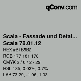 カラーコード: Scala - Fassade und Detail - Scala 78.01.12 | qconv.com
