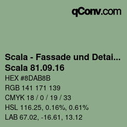カラーコード: Scala - Fassade und Detail - Scala 81.09.16 | qconv.com