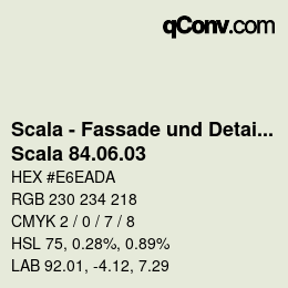 Farbcode: Scala - Fassade und Detail - Scala 84.06.03 | qconv.com