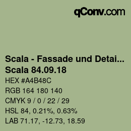 Farbcode: Scala - Fassade und Detail - Scala 84.09.18 | qconv.com