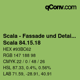 Código de color: Scala - Fassade und Detail - Scala 84.15.18 | qconv.com