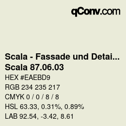 Farbcode: Scala - Fassade und Detail - Scala 87.06.03 | qconv.com