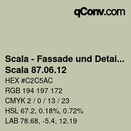 Farbcode: Scala - Fassade und Detail - Scala 87.06.12 | qconv.com