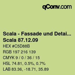 Code couleur: Scala - Fassade und Detail - Scala 87.12.09 | qconv.com