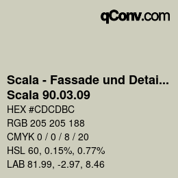 カラーコード: Scala - Fassade und Detail - Scala 90.03.09 | qconv.com