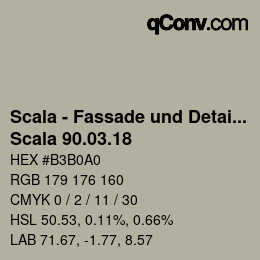Código de color: Scala - Fassade und Detail - Scala 90.03.18 | qconv.com