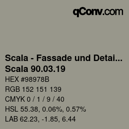 カラーコード: Scala - Fassade und Detail - Scala 90.03.19 | qconv.com