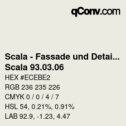 カラーコード: Scala - Fassade und Detail - Scala 93.03.06 | qconv.com