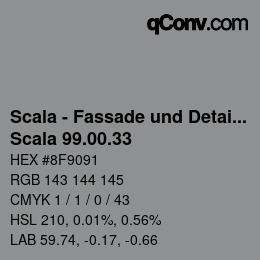 Farbcode: Scala - Fassade und Detail - Scala 99.00.33 | qconv.com