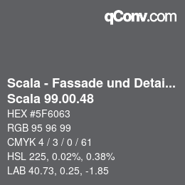 Code couleur: Scala - Fassade und Detail - Scala 99.00.48 | qconv.com