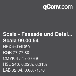 Farbcode: Scala - Fassade und Detail - Scala 99.00.54 | qconv.com