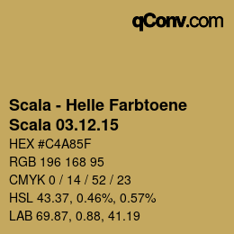Farbcode: Scala - Helle Farbtoene - Scala 03.12.15 | qconv.com