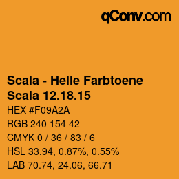 颜色代码: Scala - Helle Farbtoene - Scala 12.18.15 | qconv.com