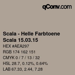 颜色代码: Scala - Helle Farbtoene - Scala 15.03.15 | qconv.com
