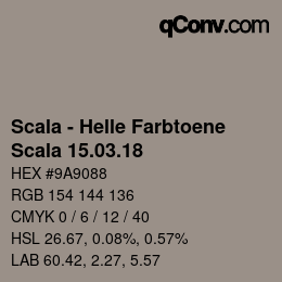 颜色代码: Scala - Helle Farbtoene - Scala 15.03.18 | qconv.com