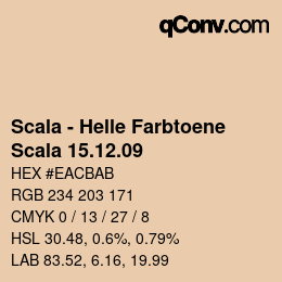 颜色代码: Scala - Helle Farbtoene - Scala 15.12.09 | qconv.com