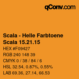 颜色代码: Scala - Helle Farbtoene - Scala 15.21.15 | qconv.com