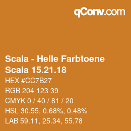 颜色代码: Scala - Helle Farbtoene - Scala 15.21.18 | qconv.com