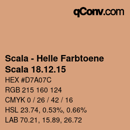 カラーコード: Scala - Helle Farbtoene - Scala 18.12.15 | qconv.com
