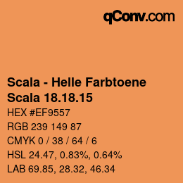 颜色代码: Scala - Helle Farbtoene - Scala 18.18.15 | qconv.com