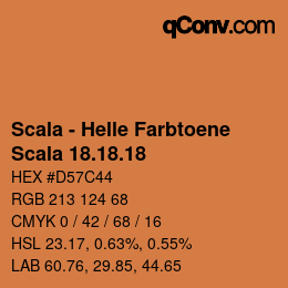 颜色代码: Scala - Helle Farbtoene - Scala 18.18.18 | qconv.com