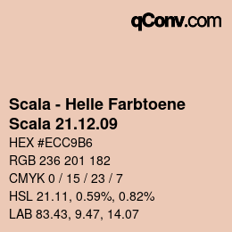 颜色代码: Scala - Helle Farbtoene - Scala 21.12.09 | qconv.com