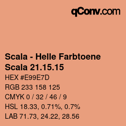 颜色代码: Scala - Helle Farbtoene - Scala 21.15.15 | qconv.com