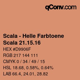 颜色代码: Scala - Helle Farbtoene - Scala 21.15.16 | qconv.com