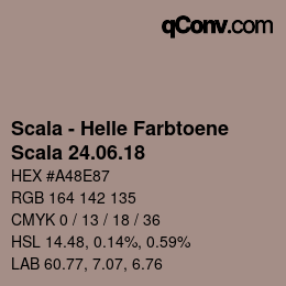 颜色代码: Scala - Helle Farbtoene - Scala 24.06.18 | qconv.com
