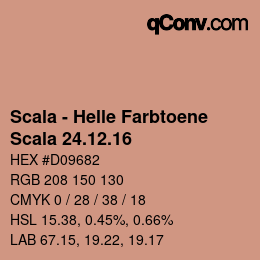 颜色代码: Scala - Helle Farbtoene - Scala 24.12.16 | qconv.com