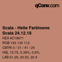 颜色代码: Scala - Helle Farbtoene - Scala 24.12.18 | qconv.com