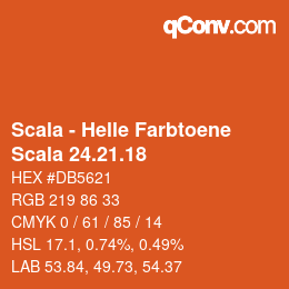 颜色代码: Scala - Helle Farbtoene - Scala 24.21.18 | qconv.com