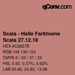 カラーコード: Scala - Helle Farbtoene - Scala 27.12.18 | qconv.com
