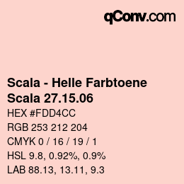 Farbcode: Scala - Helle Farbtoene - Scala 27.15.06 | qconv.com