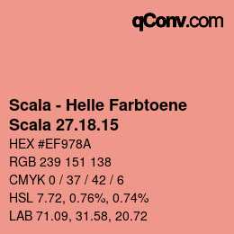 颜色代码: Scala - Helle Farbtoene - Scala 27.18.15 | qconv.com
