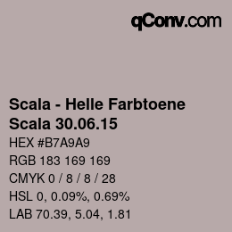 颜色代码: Scala - Helle Farbtoene - Scala 30.06.15 | qconv.com