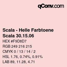 颜色代码: Scala - Helle Farbtoene - Scala 30.15.06 | qconv.com