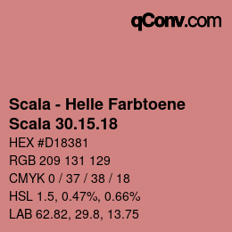 颜色代码: Scala - Helle Farbtoene - Scala 30.15.18 | qconv.com