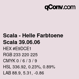 Code couleur: Scala - Helle Farbtoene - Scala 39.06.06 | qconv.com
