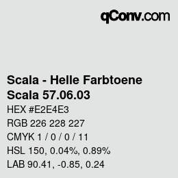 カラーコード: Scala - Helle Farbtoene - Scala 57.06.03 | qconv.com