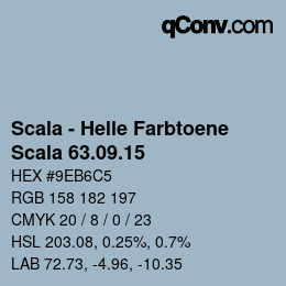 Code couleur: Scala - Helle Farbtoene - Scala 63.09.15 | qconv.com